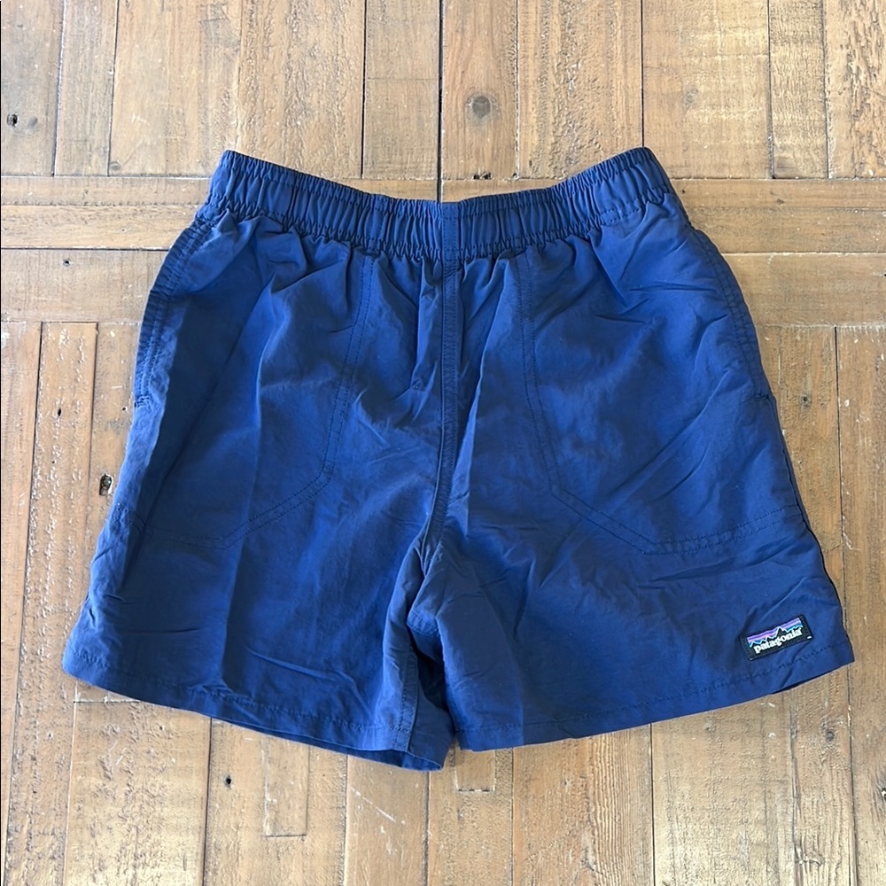 Patagonia Kids Navy Blue Elastic Waist Shorts